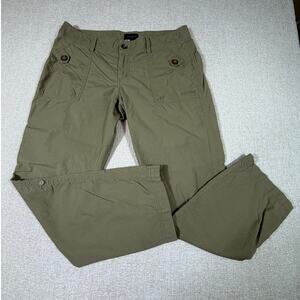 Marmot Women 12 Tan Adjustable Leg Hiking Pant Stretch Outdoor Trail Performance